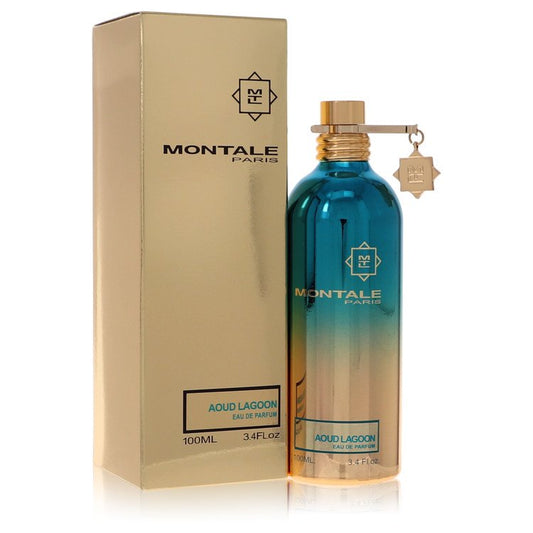 Montale Aoud Lagoon by Montale Eau De Parfum Spray (Unisex) 3.4 oz for Women by Avera Group