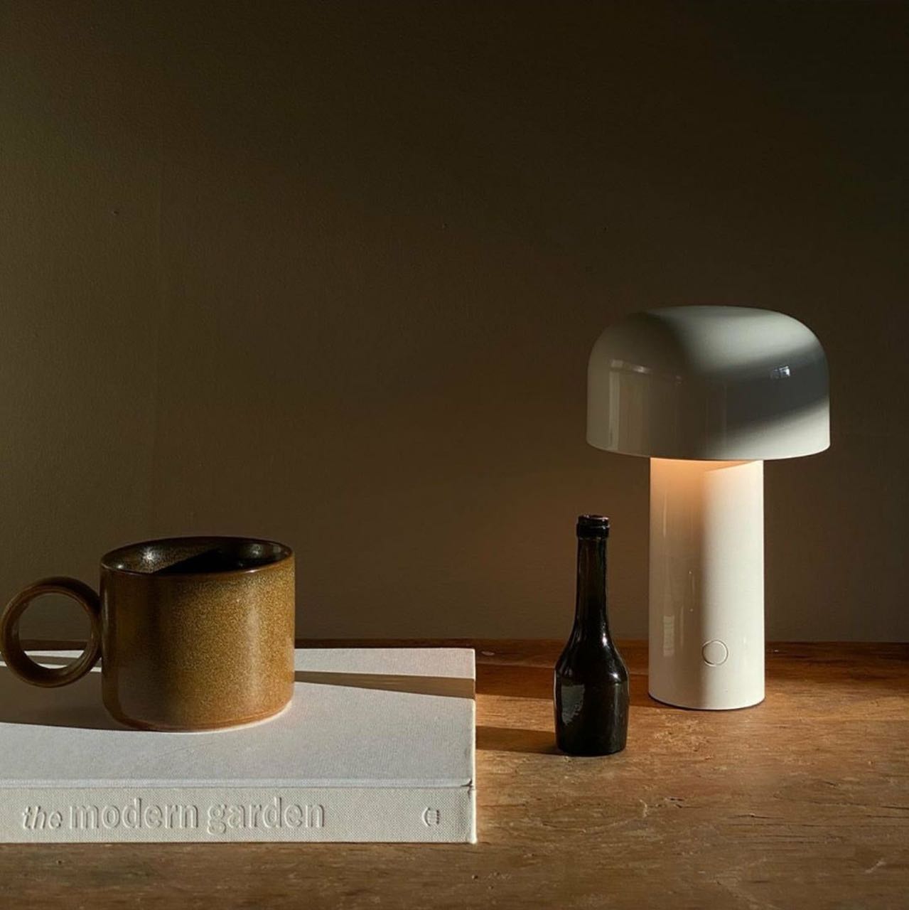 Mushroom Beside Lamp - Bellhop Portable LED Table Lamp by INSPECIAL HOME