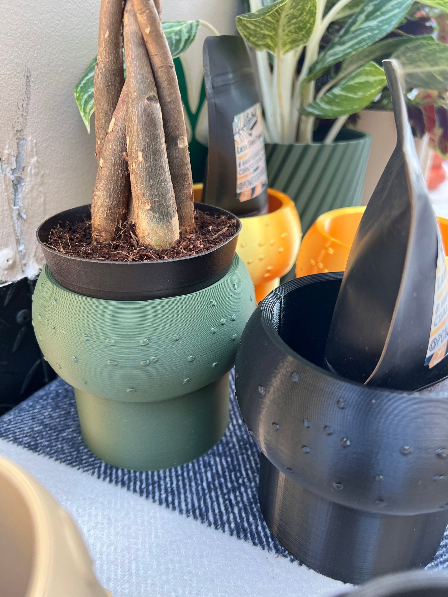 Mushroom Plant Pot with Drainage, Cute by Rosebud HomeGoods