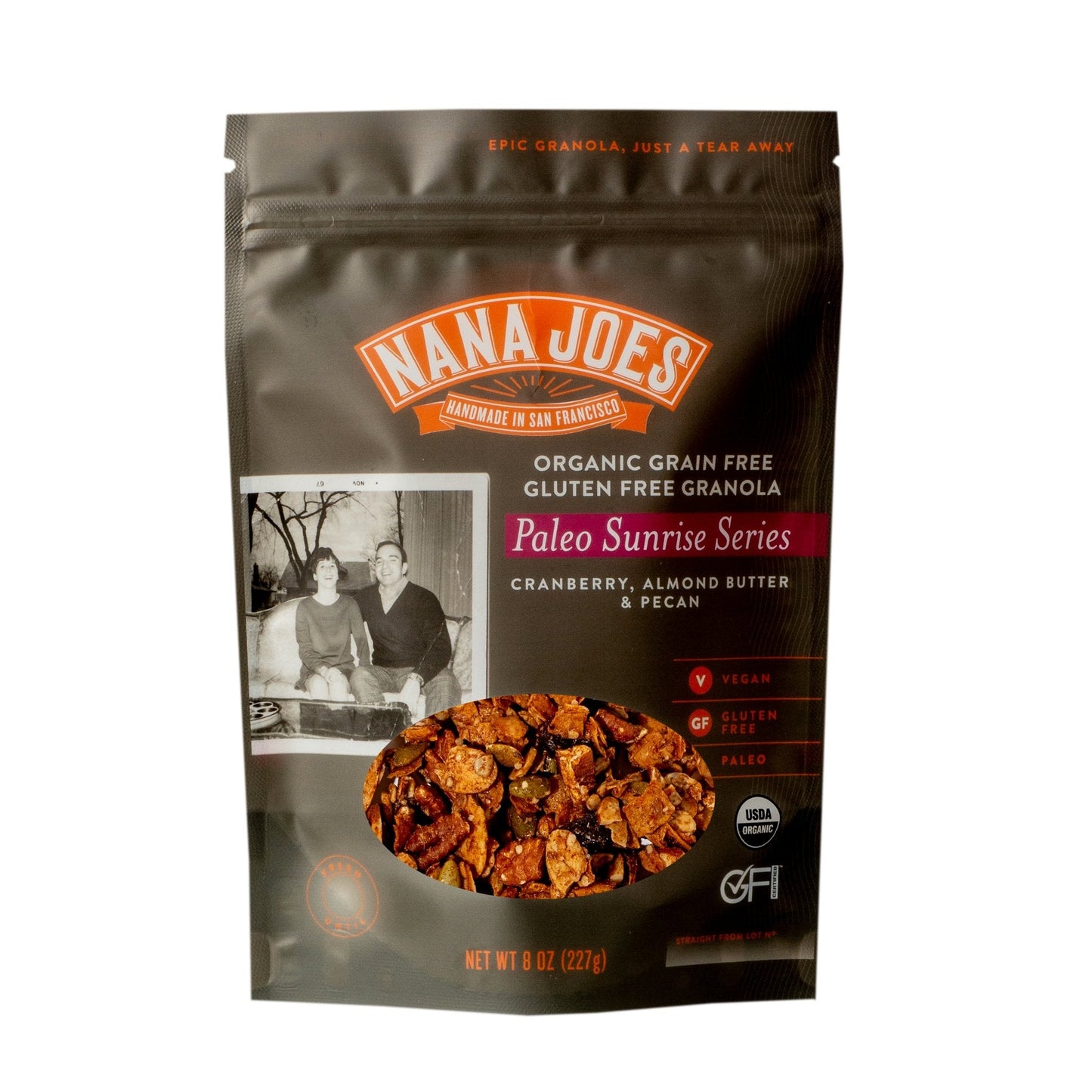 Nana Joes - 'Paleo Sunrise Series' Organic Granola Blend w/ Cranberry (8OZ) by The Epicurean Trader