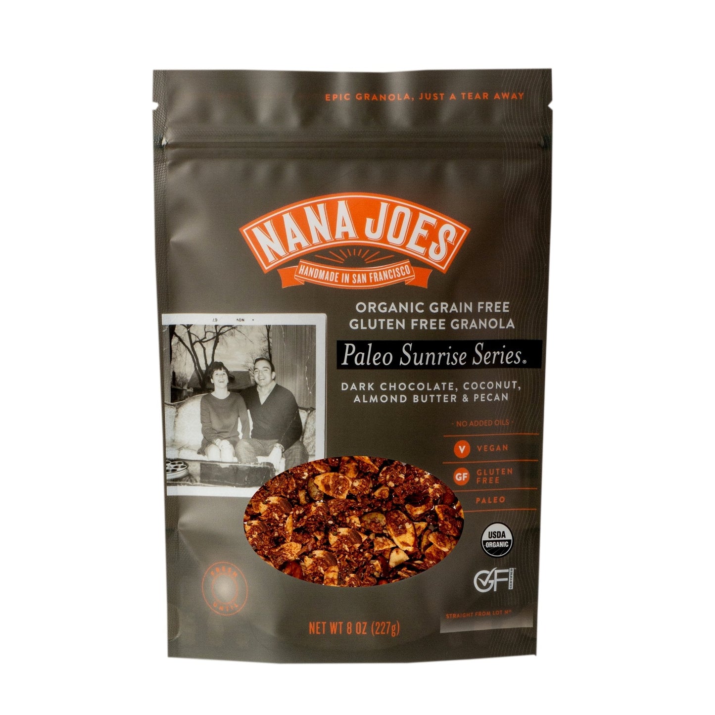 Nana Joes - 'Paleo Sunrise Series' Organic Granola Blend w/ Hu Chocolate (8OZ) by The Epicurean Trader