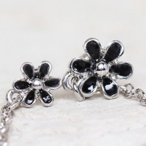 316L Stainless Steel Flower Chain Nose + Cartilage Earring by Fashion Hut Jewelry