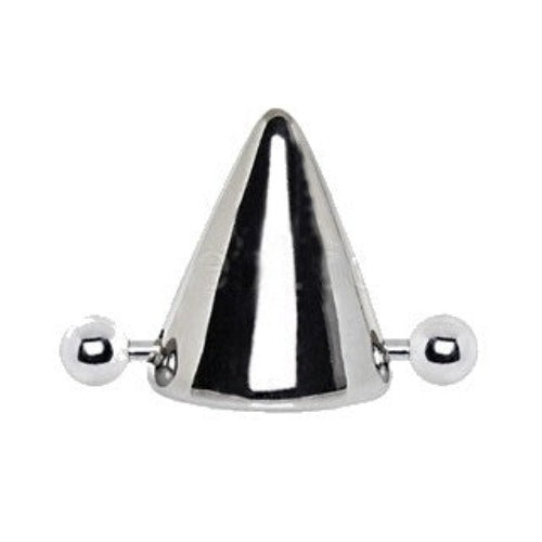 316L Stainless Steel Cone Shape Nipple Shield by Fashion Hut Jewelry