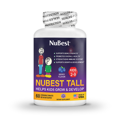 NuBest Tall Kids, Multivitamins, Berry Flavor, Ages 2-9, 60 Chewables by NuBest Nutrition®