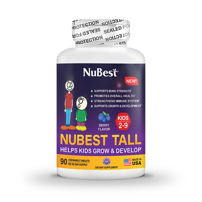 NuBest Tall Kids, Multivitamins, Berry Flavor, Ages 2-9, 90 Chewables by NuBest Nutrition®