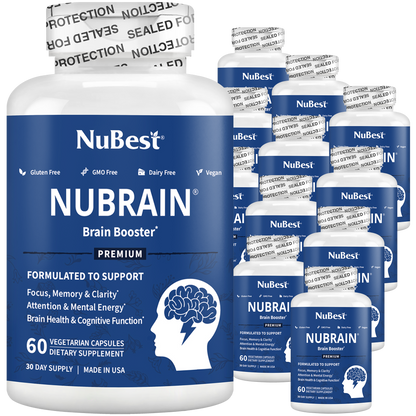 NuBrain, For Brain Health, Focus & Memory, 60 Vegan Capsules by NuBest Nutrition®