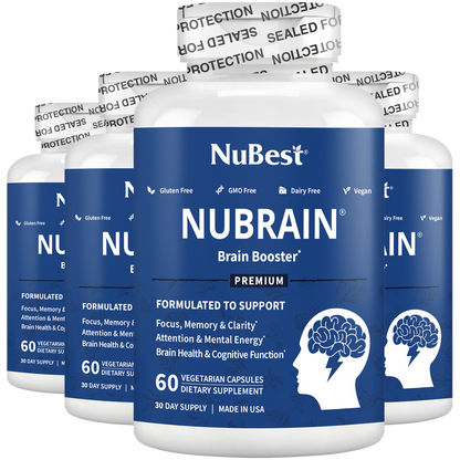 NuBrain, For Brain Health, Focus & Memory, 60 Vegan Capsules by NuBest Nutrition®