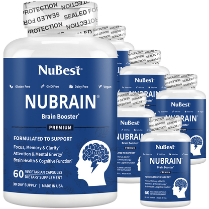 NuBrain, For Brain Health, Focus & Memory, 60 Vegan Capsules by NuBest Nutrition®