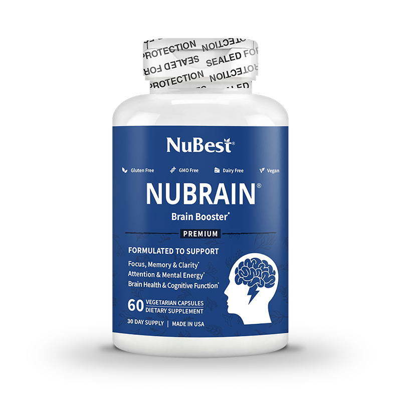 NuBrain, For Brain Health, Focus & Memory, 60 Vegan Capsules by NuBest Nutrition®