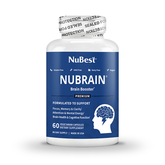 NuBrain, For Brain Health, Focus & Memory, 60 Vegan Capsules by NuBest Nutrition®