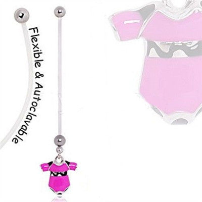 BioFlex Baby Onesie Pregnancy Navel Ring by Fashion Hut Jewelry