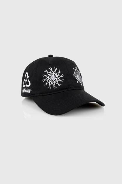 Spyral Dynamics 6 Panel Dad Hat (Black) by The Official Brand