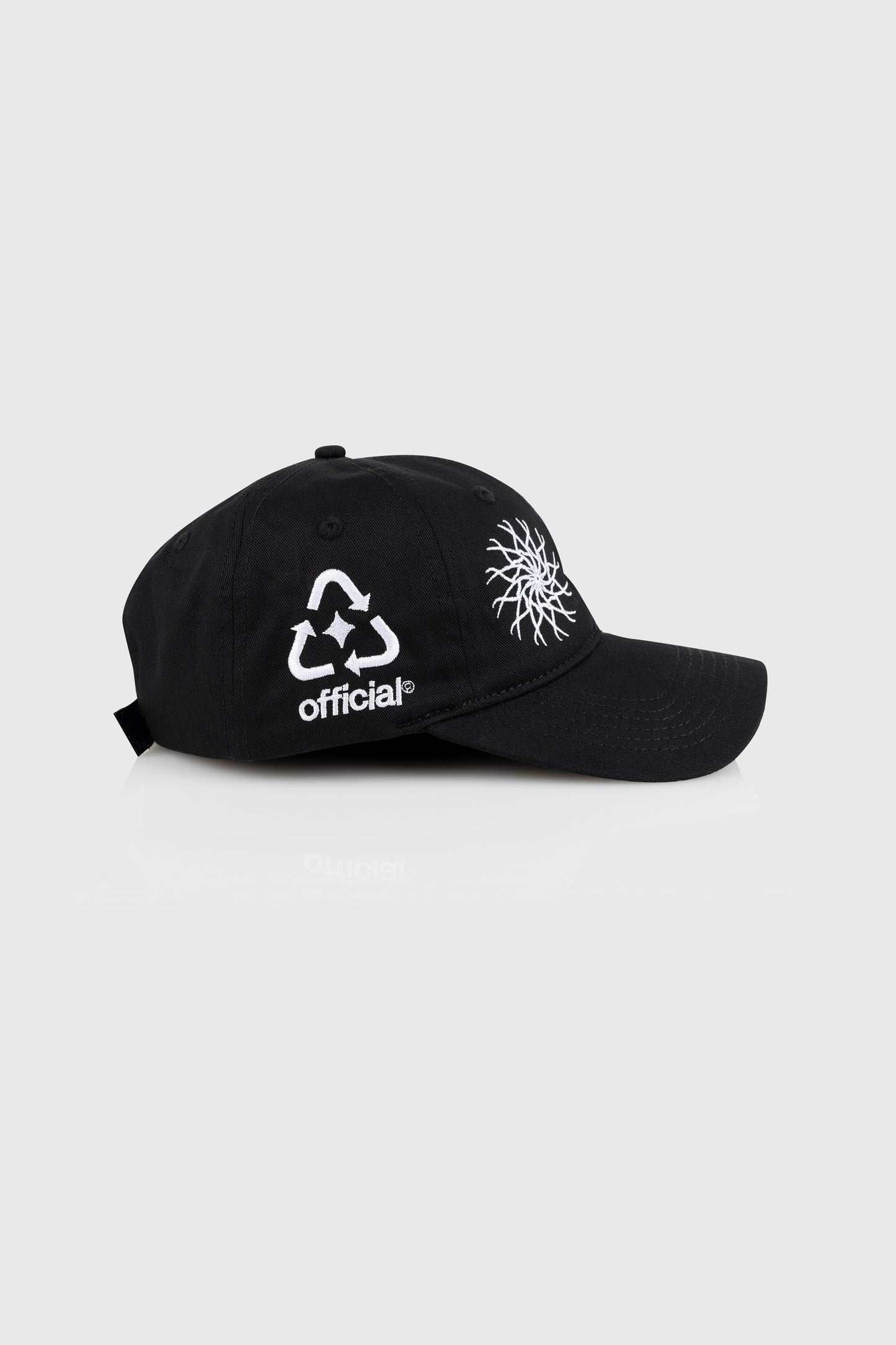 Spyral Dynamics 6 Panel Dad Hat (Black) by The Official Brand