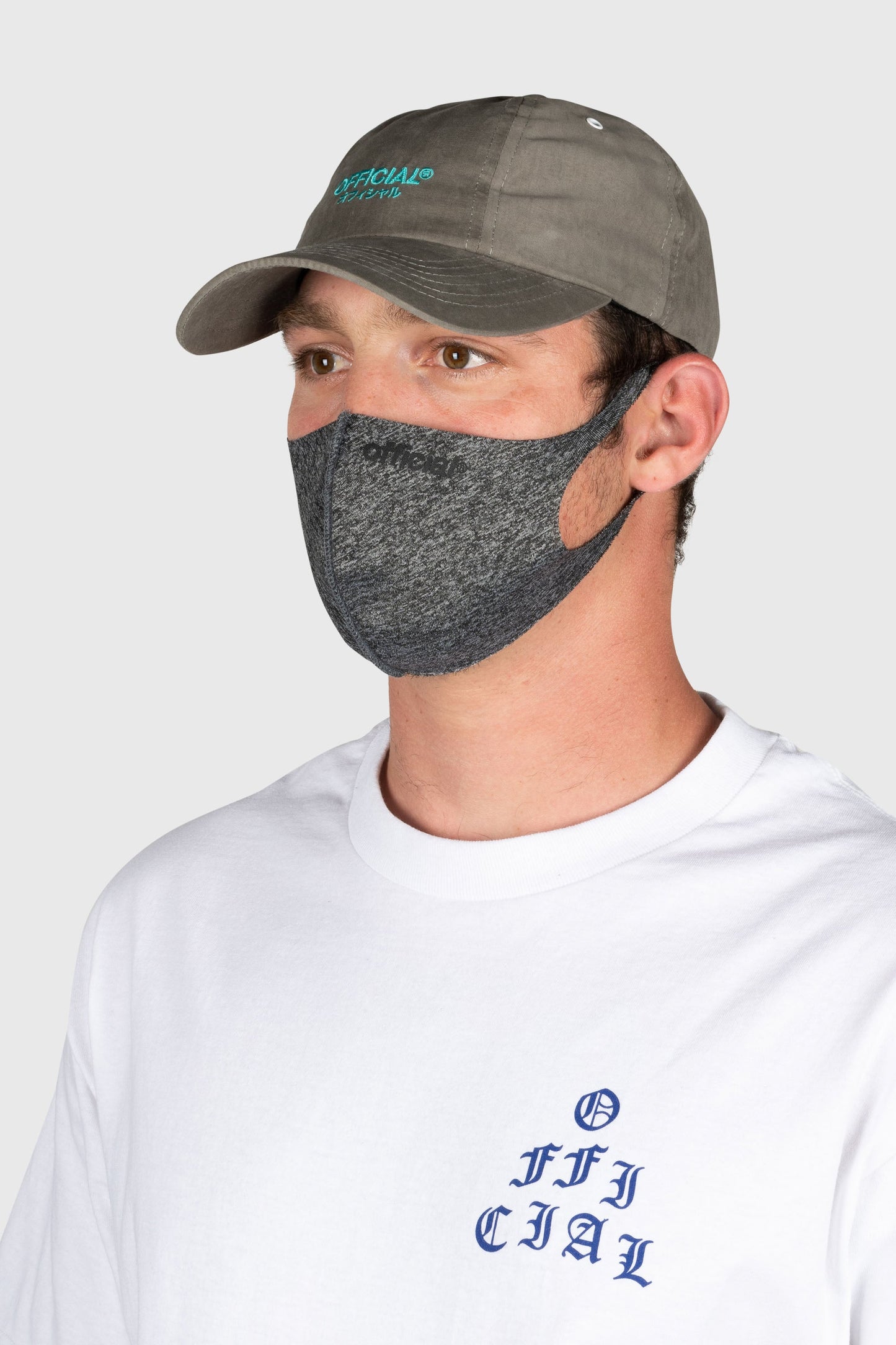 Official Nano-Polyurethane Face Mask (Heather Grey) by The Official Brand