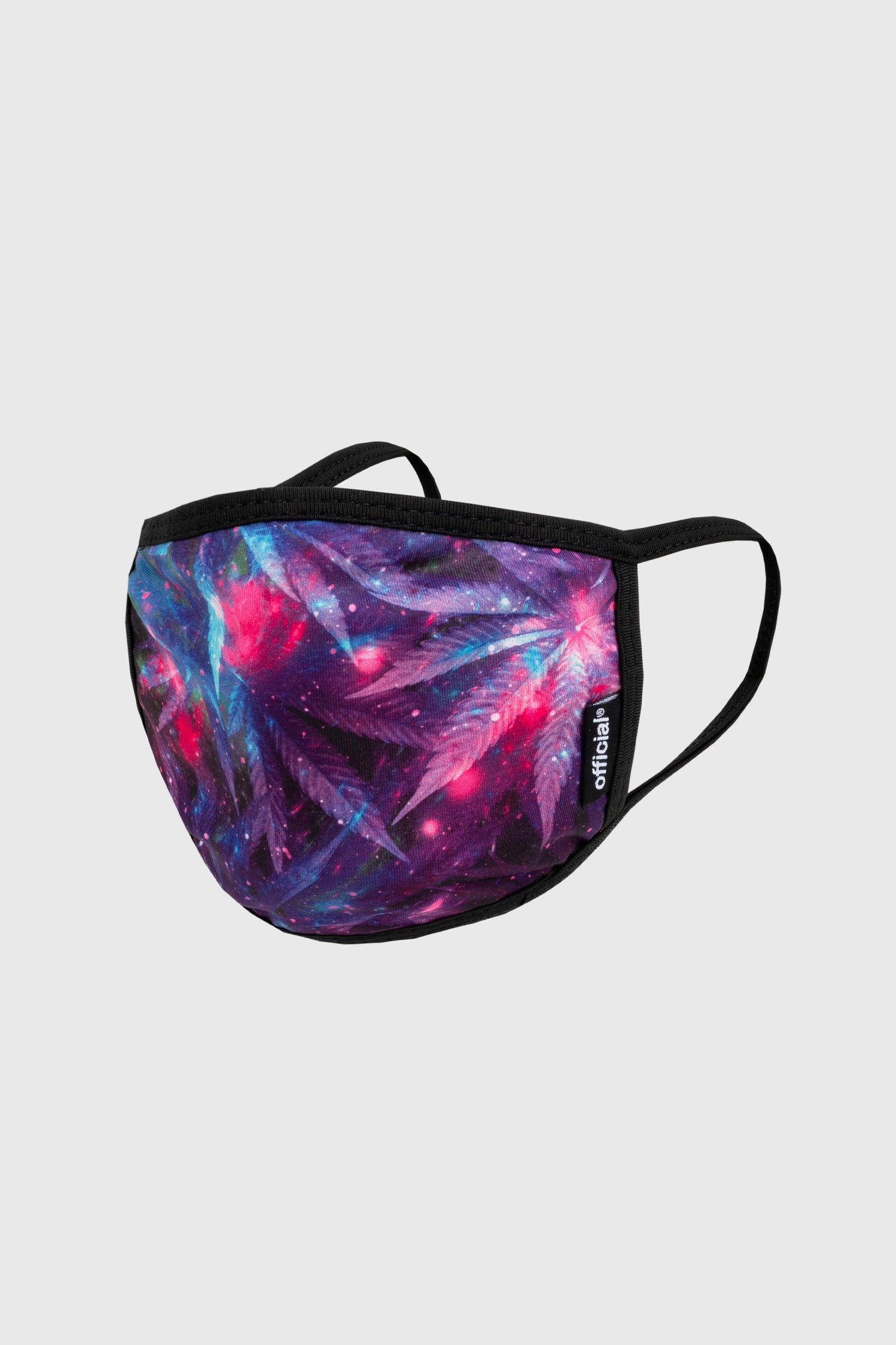 Space Weed Face Mask - Purple by The Official Brand