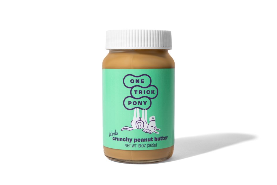 One Trick Pony Crunchy Peanut Butter Jar - 6 Jars by Farm2Me