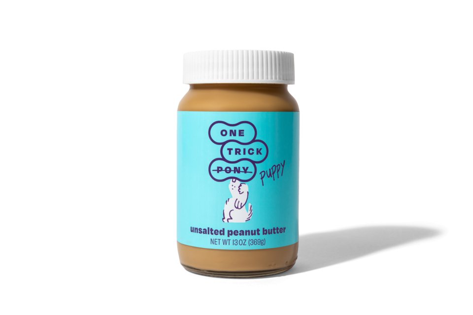 One Trick Pony Unsalted peanut butter jar - 6 Jars by Farm2Me