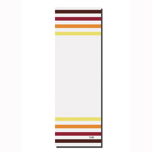 Yune Yoga Striped Yoga Mat OS76 by Yune Yoga