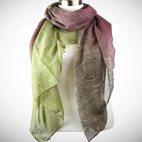 Pretty in Persia - The Paisley Scarves by VistaShops