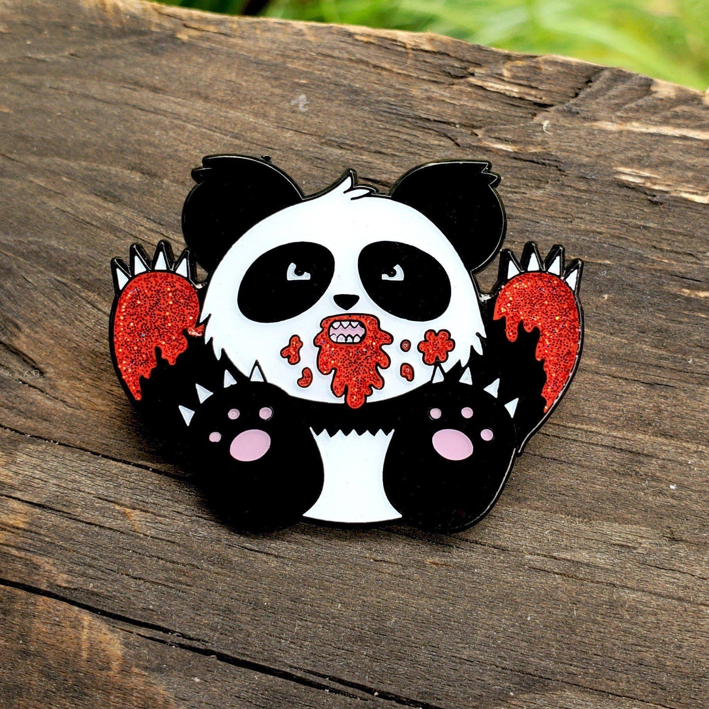 Pandamonium Pin by Kolorspun