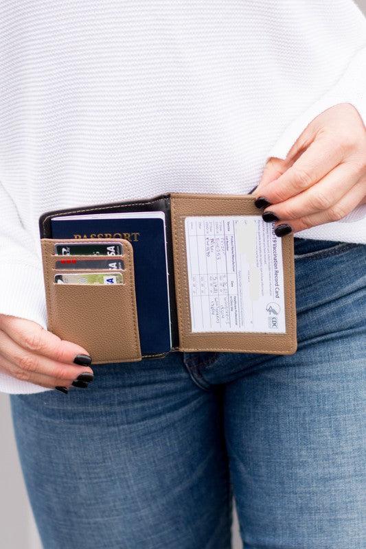 Passport and Vaccine Credit Card Wallet by VYSN