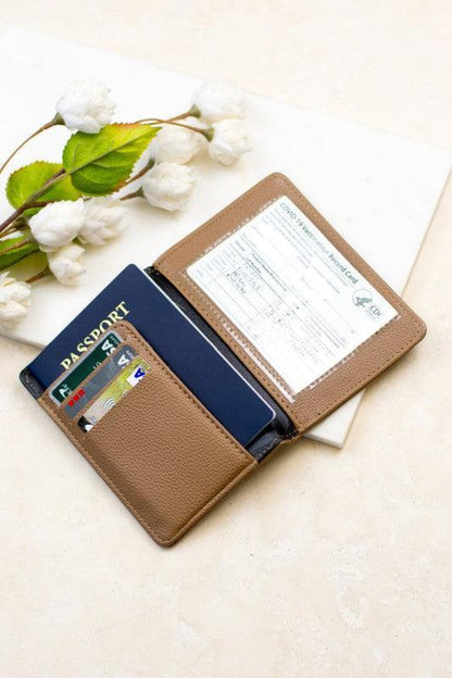 Passport and Vaccine Credit Card Wallet by VYSN