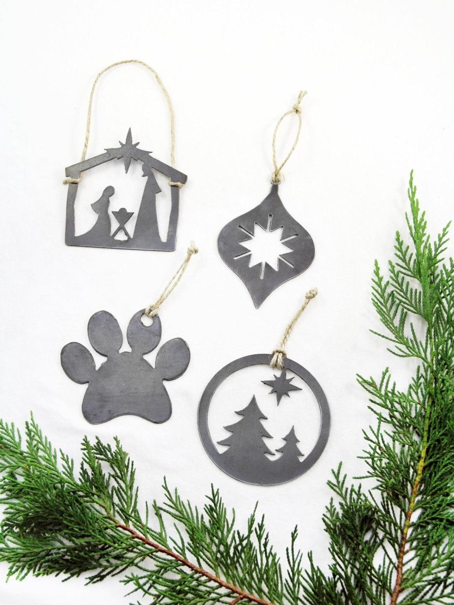 Paw Print Christmas Ornament by Jubilee Trading Company