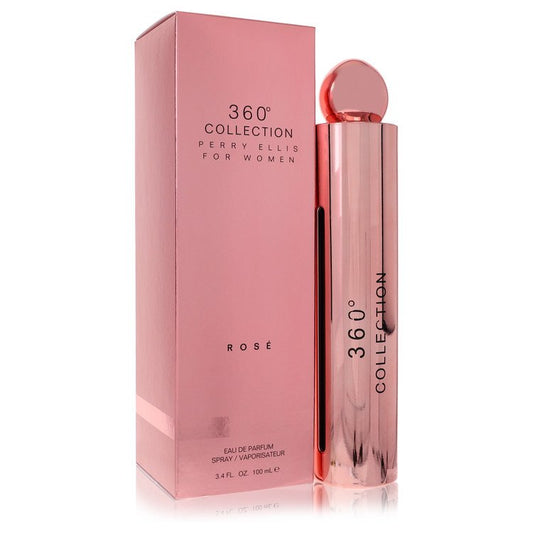 Perry Ellis 360 Collection Rose by Perry Ellis Eau De Parfum Spray 3.4 oz for Women by Avera Group