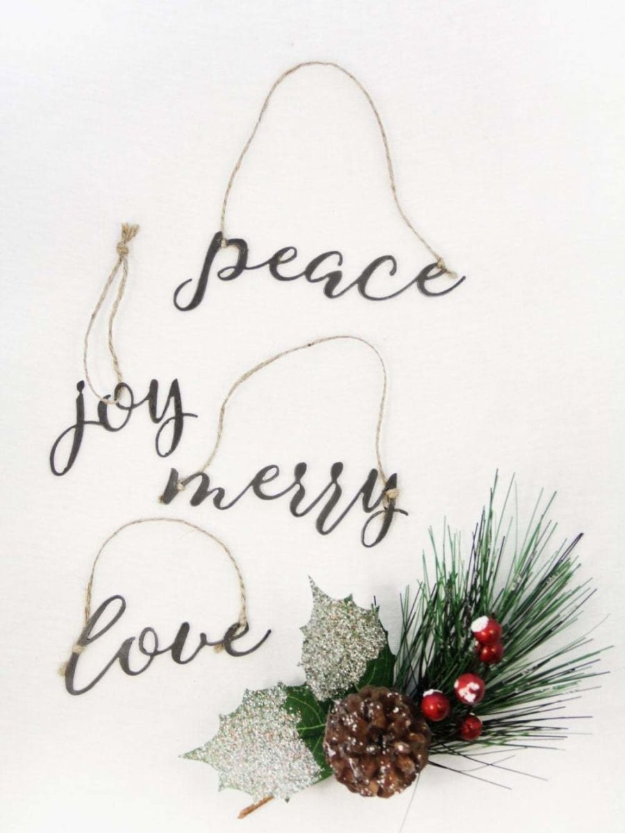 Peace Christmas Ornament by Jubilee Trading Company