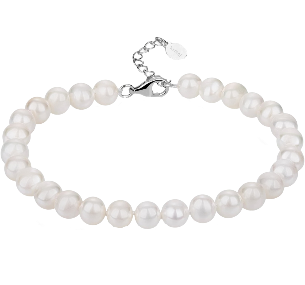 Shell Pearl Adjustable Bracelet by Donatello Gian