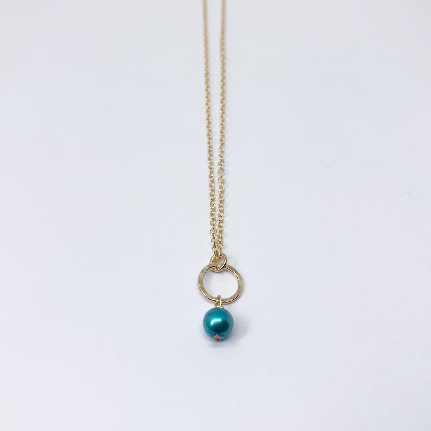 Mermaid Pearl Drop Charm Necklace by Jennifer Cervelli Jewelry