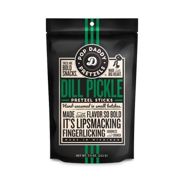 Pop Daddy Pretzels - 'Dill Pickle' Pretzel Sticks (7.5OZ) by The Epicurean Trader