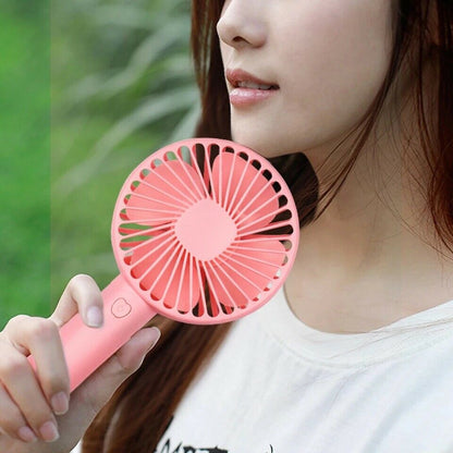 Portable Rechargeable Fan Mini Handy Fan Pocket Size Air Cooler USB w/ Battery by Plugsus Home Furniture