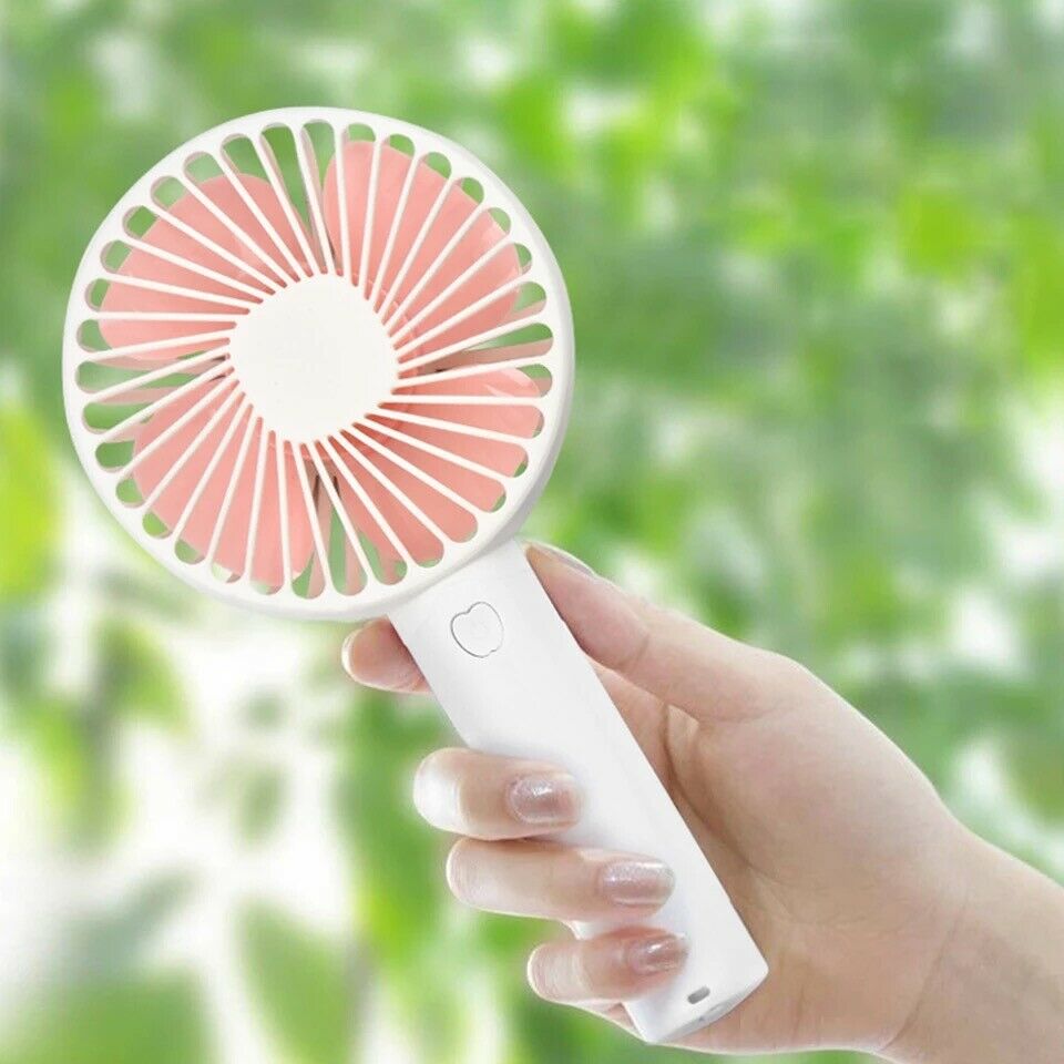 Portable Rechargeable Fan Mini Handy Fan Pocket Size Air Cooler USB w/ Battery by Plugsus Home Furniture