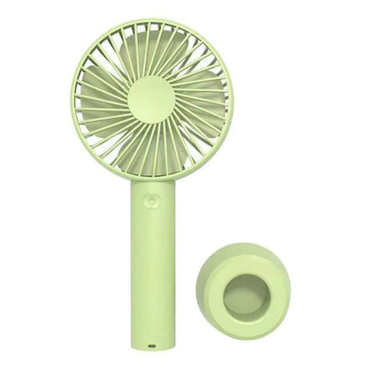 Portable Rechargeable Fan Mini Handy Fan Pocket Size Air Cooler USB w/ Battery by Plugsus Home Furniture