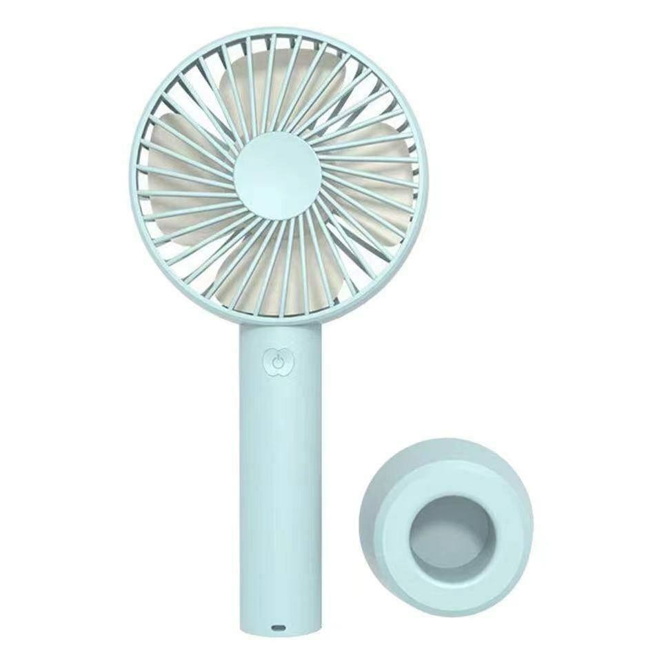 Portable Rechargeable Fan Mini Handy Fan Pocket Size Air Cooler USB w/ Battery by Plugsus Home Furniture