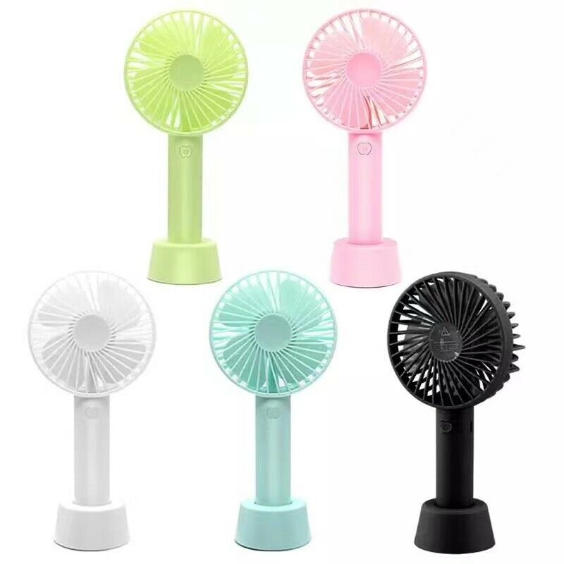 Portable Rechargeable Fan Mini Handy Fan Pocket Size Air Cooler USB w/ Battery by Plugsus Home Furniture