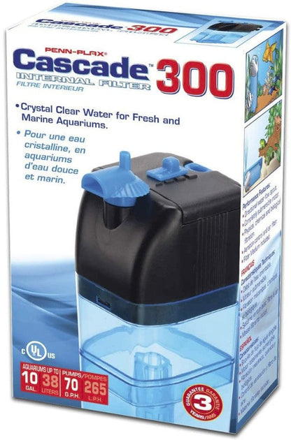 Penn Plax Cascade Internal Filter: Superior Aquarium Filtration & Aeration by Dog Hugs Cat