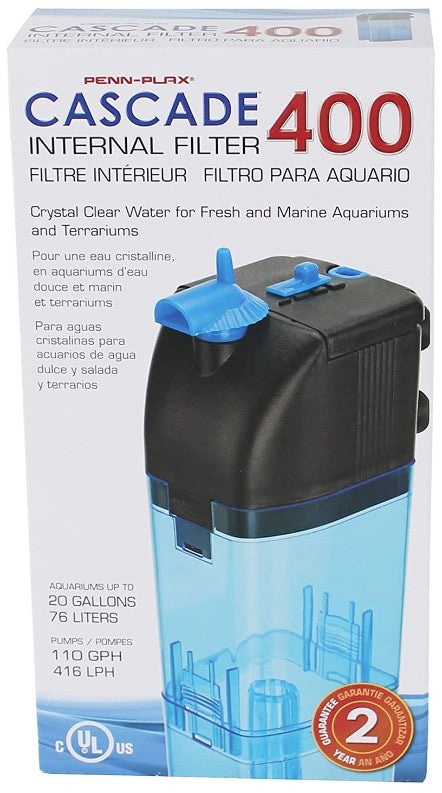 Penn Plax Cascade Internal Filter: Superior Aquarium Filtration & Aeration by Dog Hugs Cat