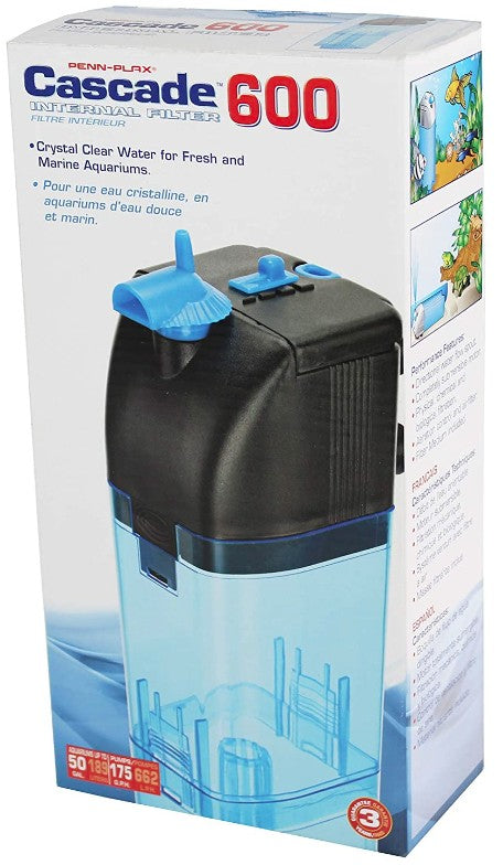 Penn Plax Cascade Internal Filter: Superior Aquarium Filtration & Aeration by Dog Hugs Cat