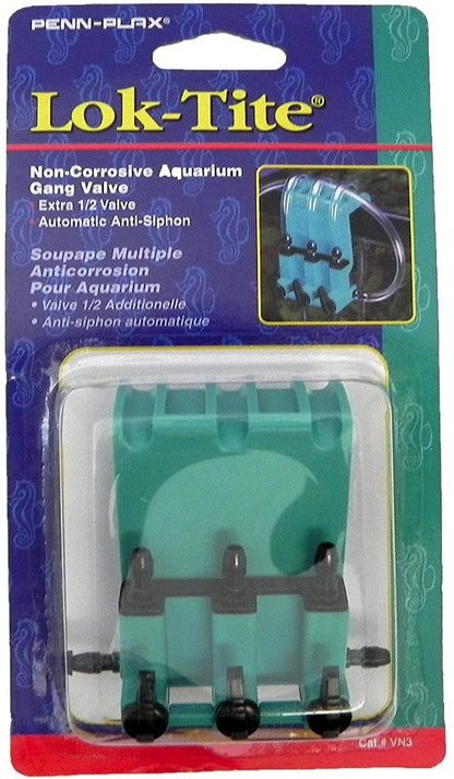 Penn Plax Lok-Tite 3-Gang Valve with Hanger: Control Multiple Airlines with Ease by Dog Hugs Cat