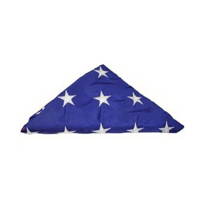 Pre-Folded American Flags for Flag Display Cases - 5' x 9.5' Flag by The Military Gift Store