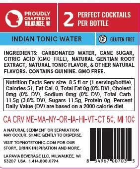 16 Pack Indian Tonic Water, sofi Award winner! by Top Note Tonic Store