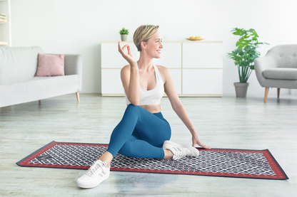 Yune Yoga Blue Pilates Mat Reiko by Yune Yoga