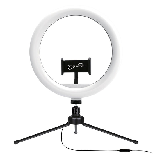 PRO Live Stream 10" LED Table Top Selfie Ring Light (SC-1210SR) by VYSN