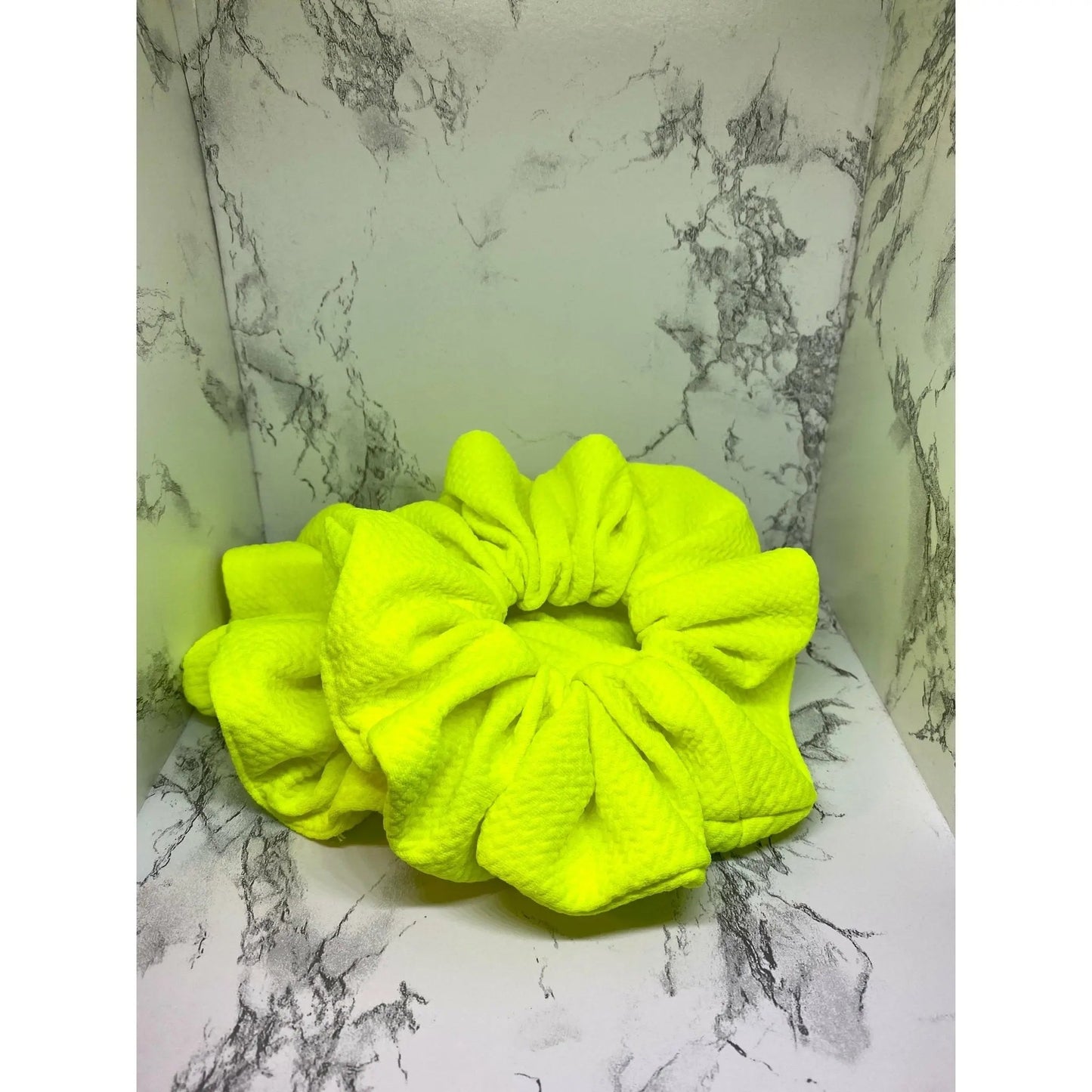 Neon Yellow Bullet Scrunchie by Enchanted Scrunch