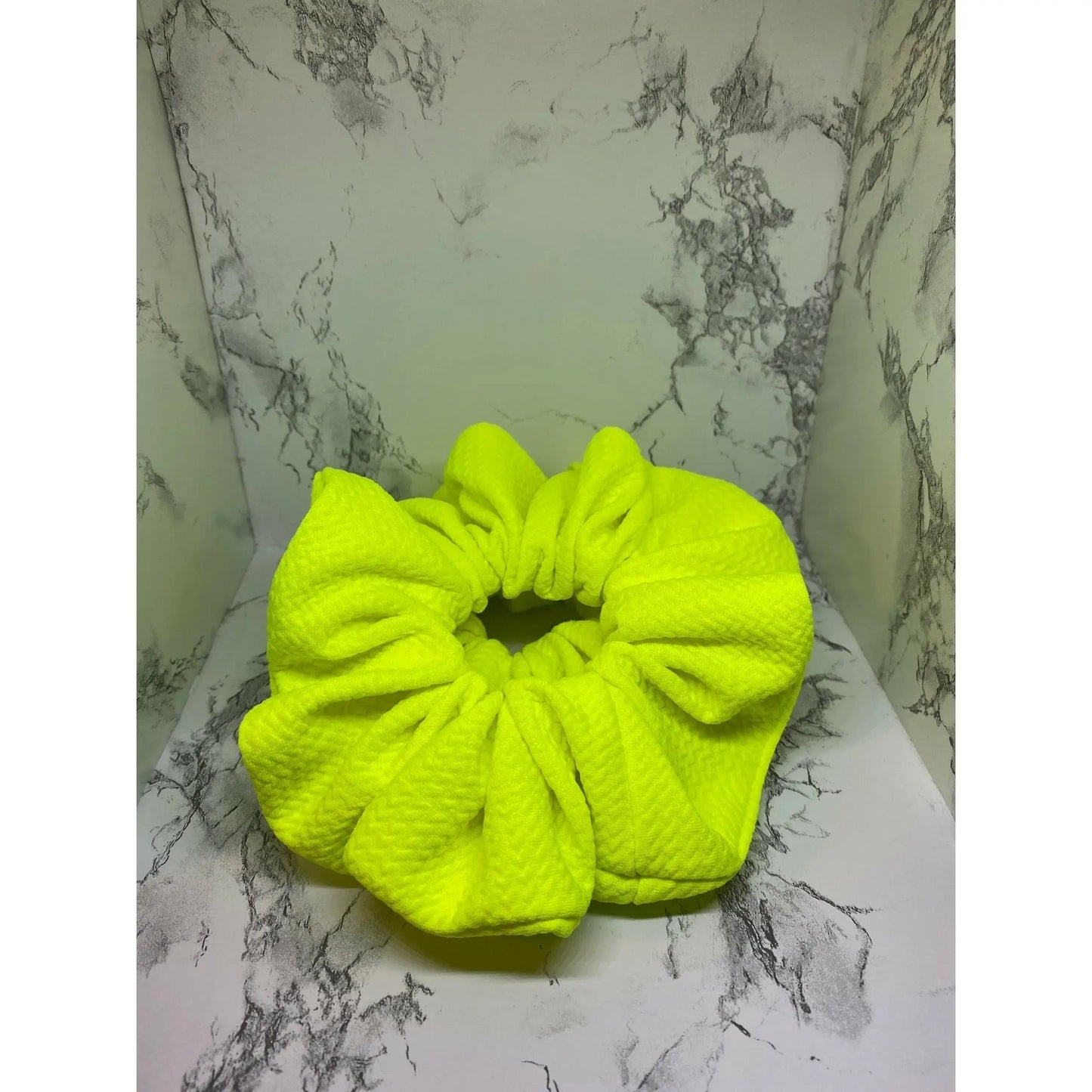 Neon Yellow Bullet Scrunchie by Enchanted Scrunch