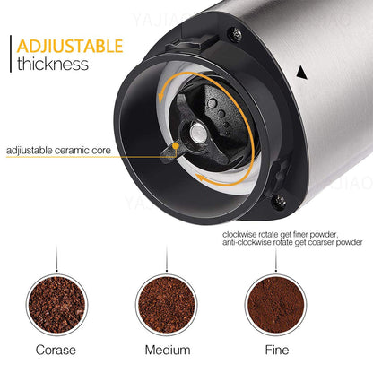 PORTABLE MANUAL COFFEE GRINDER by Brown Shots Coffee