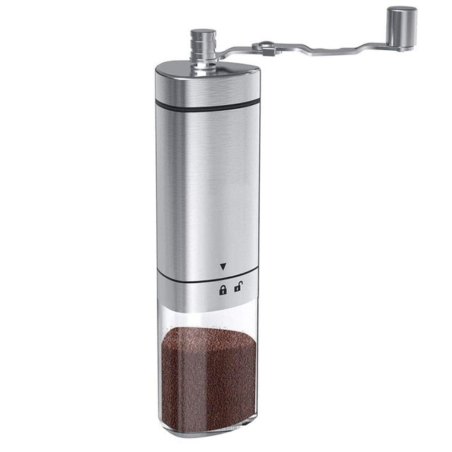 PORTABLE MANUAL COFFEE GRINDER by Brown Shots Coffee