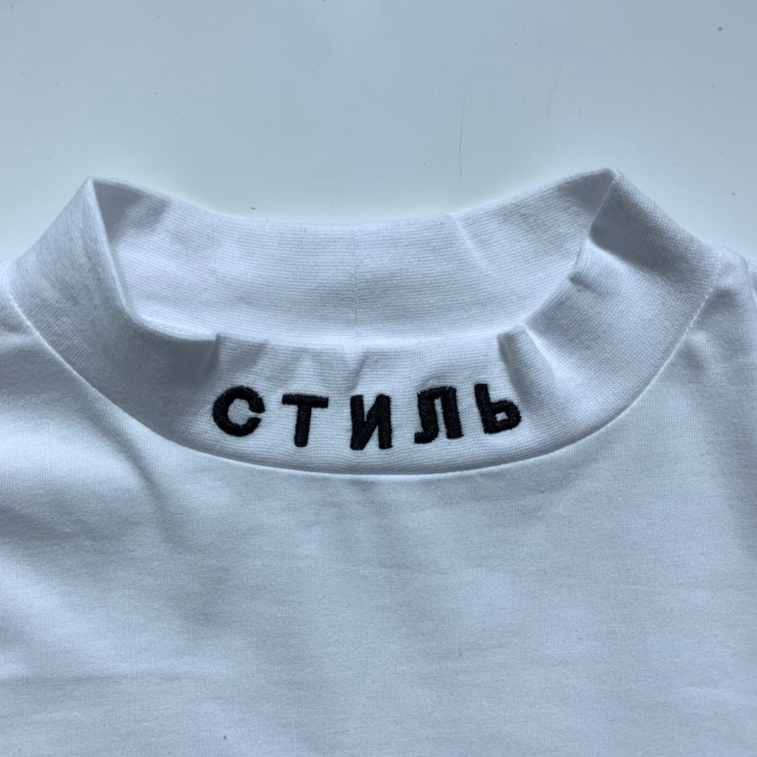 Russian Youth Mock Turtleneck Shirt by White Market